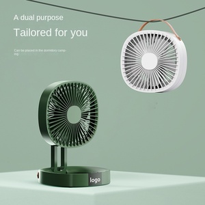 Ventilador de Mesa Portátil Plegable Hxtc88 para Camping, Recargable por USB, 2000mAh, Mini, Pequeño, con Pedestal - Product Image 3