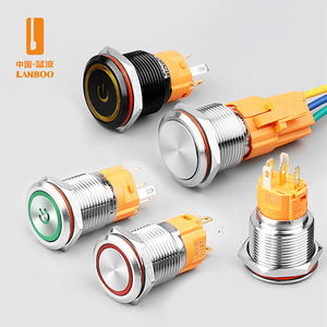 Özelleştirilebilir 16MM 19mm 22mm nokta işıklı buton anahtarları 1NO1NC 2NO2NC Max akım 3A IP65 seviyesi - Product Image 2