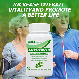 Cápsulas de Extracto de Moringa Vegano Orgánico, Suplemento Herbal Antioxidante, Aumenta la Energía, Apoya la Salud de las Articulaciones, Cápsulas de Polvo de Moringa - Product Image 4