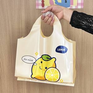 Bolsa de compras de plástico comercial personalizada para joyería, bolsa de embalaje gruesa para tienda de ropa, bolsa de regalo. - Product Image 2