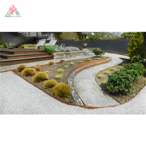 Clôture en bois massif de jardin, <span class=keywords><strong>bordure</strong></span> de pelouse, clôture en <span class=keywords><strong>acier</strong></span> - Product Image 6