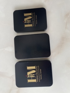 Scatola in Metallo Personalizzata Rosa Bianco Nero Menta/Contenitore per Cosmetici/Sapone per Sopracciglia/Profumo Solido/Balsamo Labbra con Coperchio Scorrevole - Product Image 6