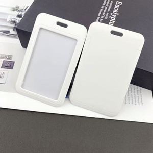 Customized Custom Hard Plastic Id Working Name Badge ABS <b>Card</b> <b>Holder</b> With Logo for Credit <b>Card</b> Size ID <b>Card</b> <b>Holder</b> - Product Image 2