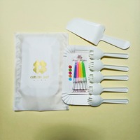 Couteaux à gâteaux jetables en vrac plastique épais sans danger pour les aliments emballés individuellement, parfaits pour les événements et la restauration