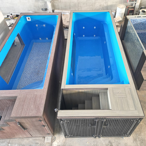 Prix bon marché fenêtre en verre fibre de verre en <span class=keywords><strong>bois</strong></span> Wpc plongeant bain Spa jacuzzi conteneur extérieur mosaïque <span class=keywords><strong>piscine</strong></span> <span class=keywords><strong>hors</strong></span> <span class=keywords><strong>sol</strong></span> - Product Image 1