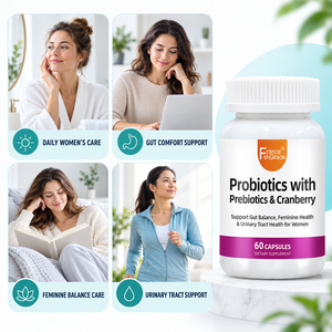 Nutracéuticos Shecome, Probióticos y Prebióticos, Fabricante de Productos para la Salud Digestiva y Urinaria, 60 Cápsulas de Probióticos y Prebióticos con Arándano - Product Image 2