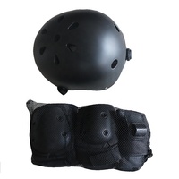 Équipement de protection de style casque pour enfants, 7 jeux, patins à roulettes, coudières et genoux, sert aussi pour filles et garçons