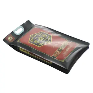 Китайский поставщик, 5 кг, защищенный от запаха, индивидуальный логотип, полипропиленовый упаковочный пакет для риса с пряжкой на запястье
