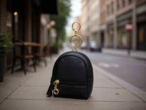 Borsa Piccola da Donna 7 Pollici in Microfibra Pelle Sintetica con Chiusura a Cerniera Resistente all'Acqua per Tutte le Stagioni Mini Borsa a Mano - Product Image 2