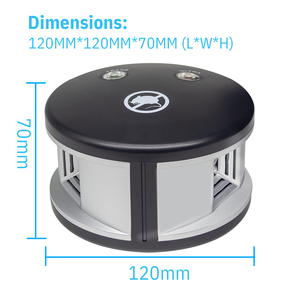 Répulsif antiparasitaire à ultrasons à 4 fonctions, répulsif électrique enfichable <span class=keywords><strong>pour</strong></span> souris et rats, avec changement de 360 degrés, ultrasons. - Product Image 5
