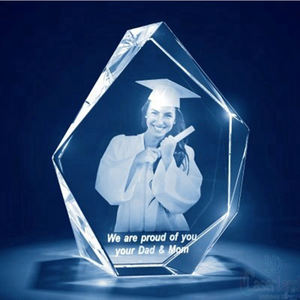 Honor Blanc Cristal Verre Iceberg Forme Table <span class=keywords><strong>Photo</strong></span> Cadre Creative Home Decor et Autres Crystal Crafts Photos Disponibles - Product Image 4