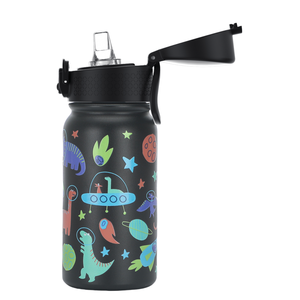 Wholesale Custom Kids Stainless Steel 3d Printed Hydration Bottles Portable Leak-proof Bpa-free Vacuum <b>Flask</b> Dinosaur Design - Product Image 4