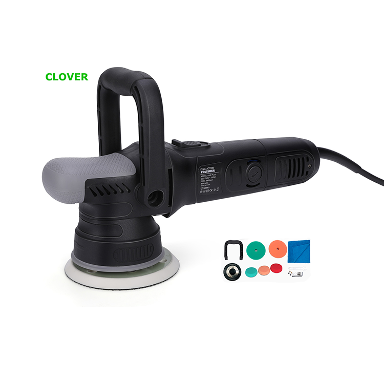Портативная полировальная машина CLOVER, электрическая полировальная машинка двойного действия