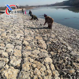 Yüksek kaliteli pvc kaplı altıgen <span class=keywords><strong>Gabion</strong></span> kutusu 60*80mm özel boyut 2x1x0.5m koruma barajı için <span class=keywords><strong>Gabion</strong></span> yatak - Product Image 4