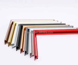 <span class=keywords><strong>Profil</strong></span>é en aluminium pour cadre <span class=keywords><strong>de</strong></span> miroir à angle droit, service <span class=keywords><strong>de</strong></span> découpe brossée pour <span class=keywords><strong>photos</strong></span> murales, vente chaude directe d'usine chinoise - Product Image 3