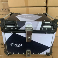Boîte à bagages arrière pour moto de tourisme en alliage d'aluminium de haute qualité, boîte latérale étanche, verrouillable, universelle, pour le rangement quotidien