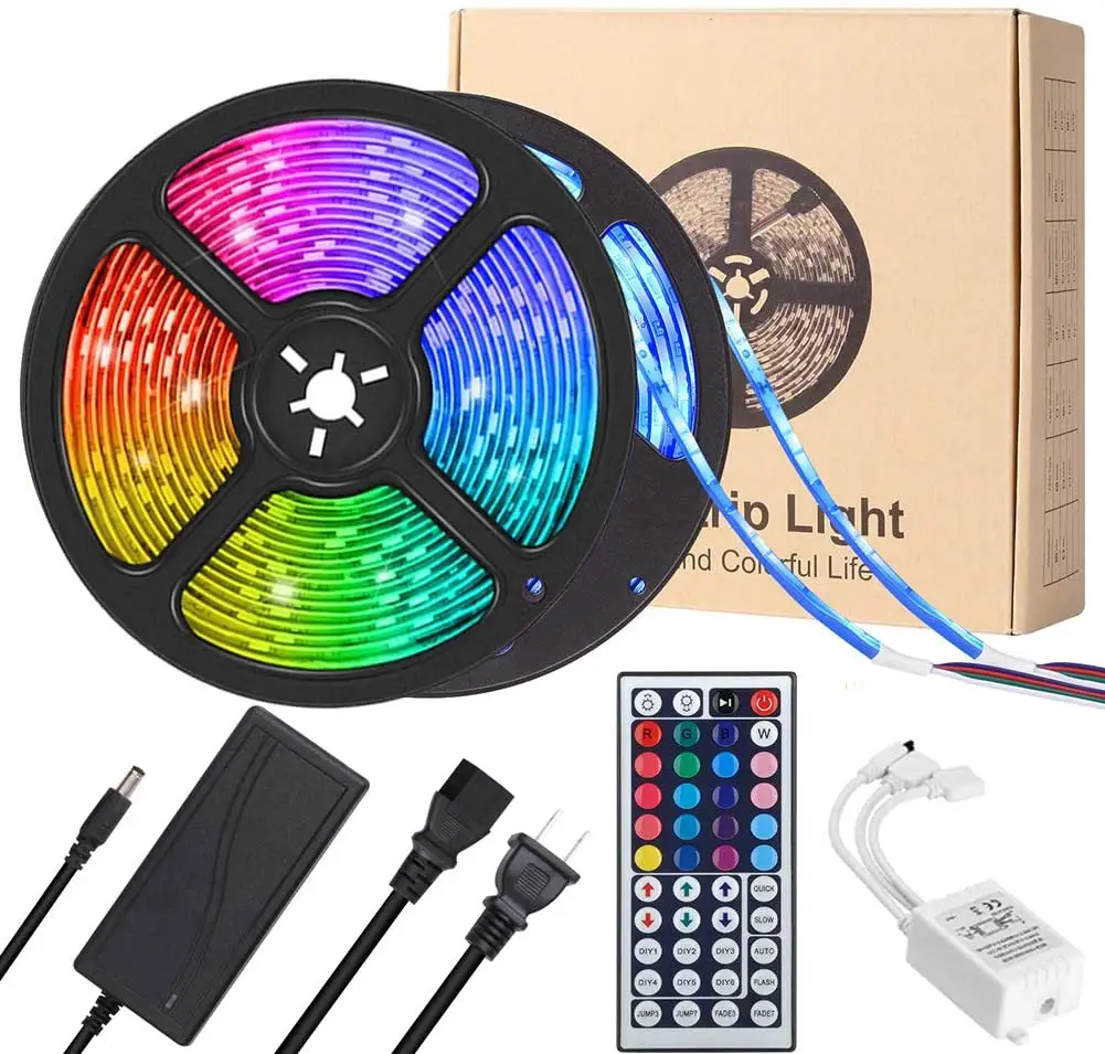 Contrôleur de bandes led rgb, étanche, intelligent et bon marché, 60 diodes