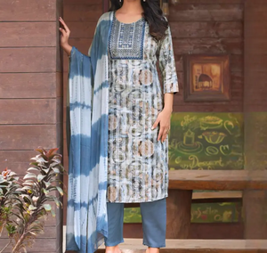 Trajes Salwar Kameez de diseñador de estilos elegantes para mujeres indias pakistaníes para bodas y fiestas - Product Image 1