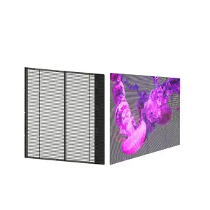 Easy Installation Outdoor P3.91 Transparent LED Display High Refresh Led Video Wall for Advertising