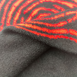 Logo personnalisé <span class=keywords><strong>noir</strong></span> mince tricoté unisexe femmes chapeaux d'hiver Bonnet jacquard pour hommes - Product Image 4