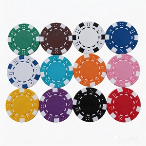 Fichas de Póker Personalizables de ABS de Alta Calidad de 11.5g con Impresión UV para <span class=keywords><strong>Casino</strong></span> <span class=keywords><strong>en</strong></span> Casa y Fiestas de Póker - Product Image 1