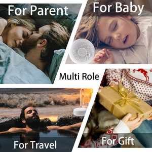 Робот-динамик, белый шум, аппарат для сна, Успокаивающая Колыбельная музыка, питание от батареи, пластиковый шкаф, новые гаджеты 2025 - Product Image 6