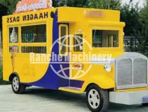 รถชมวิวไฟฟ้าแบบคลาสสิก รถขายกาแฟ รถขายเบอร์เกอร์และเฟรนช์ฟรายส์ รถขายไอศกรีม รถขายอาหารเคลื่อนที่-ใช้แก๊ส/LPG ได้รับการรับรองมาตรฐาน CE - Product Image 2