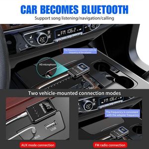 USB <span class=keywords><strong>Bluetooth</strong></span> 5.0 Transmitter <span class=keywords><strong>Receiver</strong></span> A2DP AUX 3.5 mét RCA jack USB Adapter không dây hỗ trợ TF thẻ FM Kết quả đầu ra cho TV PC xe - Product Image 5