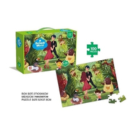 Rompecabezas de Animales de 100 Piezas, Juguete Educativo de Papel con Impresión a Todo Color, Caja de Regalo, Juego Decorativo para Niños, Juego de Mesa de 100 Piezas