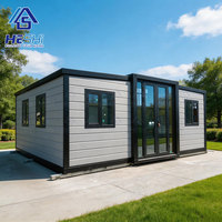 Yaşa Hazır 40Ft 20Ft Prefabrik Genişletilebilir Konteyner Ev 1 2 3 4 5 Yatak Odalı Bahçe Banyolu Mobil Ev Kabin
