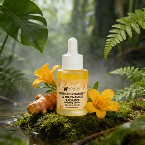 Nouvelle Arrivée 2026 : Sérum Éclaircissant au Curcuma, Vitamine C et Niacinamide pour la Réduction de la Mélanine et l'Éclat des Peaux des Caraïbes - Product Image 2