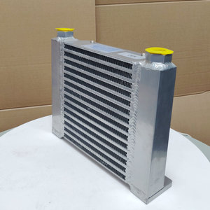เครื่องทำความเย็นน้ำมันไฮดรอลิก A80T DC 24V แบบระบายความร้อนด้วยอากาศ  วัสดุอะลูมิเนียมอัลลอยด์  แบบติดตั้งแนวตั้ง สำหรับเครื่องอัดไฮดรอลิก - Product Image 3