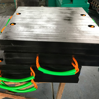 Tapis de grue mobile ZSPE UHMWPE tampons de stabilisateur de camion de grue en polyéthylène pour camion à godet