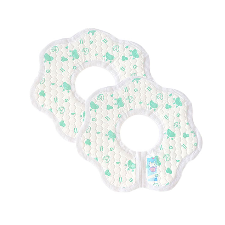 WD03-08 водонепроницаемые одноразовые детские нагрудники из органического хлопка