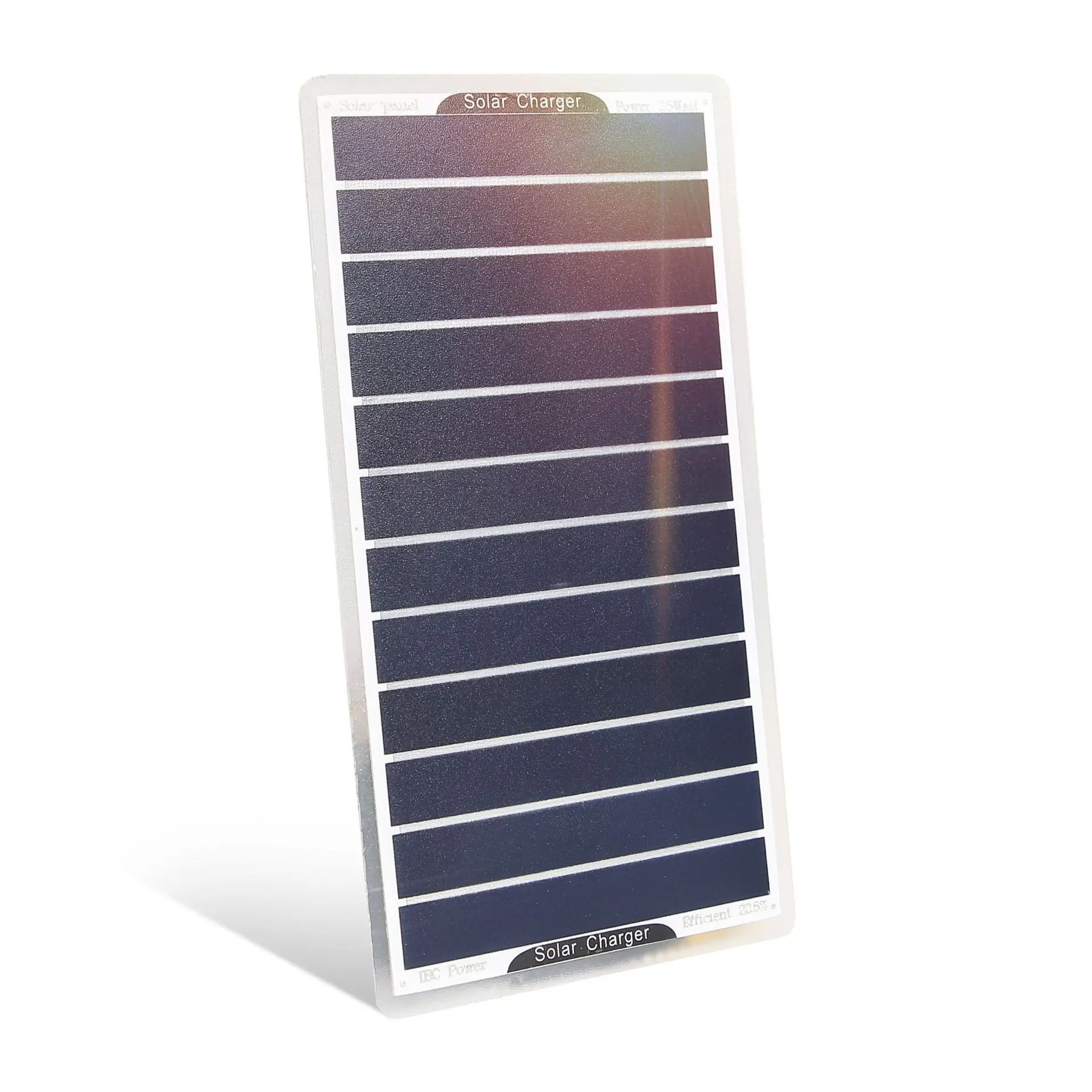 PORTABLE solar panel 2.4W solar lamp panel pet laminate factory direct