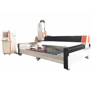 Double head granite stone cutting and polishing engraving machine GSY-3015B countertop cnc digital granite graving machine