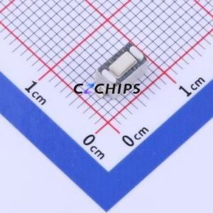 TS-1001T-AR04316 Tactile Switch SMD,6x3.5mm Switch Single Pole Single Throw Rectangle Button 1.6N Vertical Mount - Product Image 1
