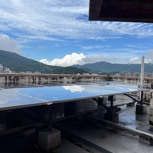 Structure de montage solaire en acier fixée sur poteau en ciment pour panneaux photovoltaïques au sol, garantie 10 ans - Product Image 4