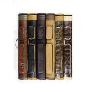 Borsa stecca in pelle da biliardo 2B4S 1/2 vecchio stile di vendita calda - Product Image 2