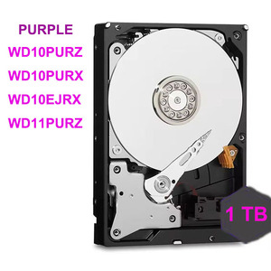 قرص صلب لسطح المكتب WD11PURZ بسعة 1 تيرابايت، لون أرجواني، مقاس 3.5 بوصة، SATA III، 5400 دورة في الدقيقة، 128 ميجابايت، قرص صلب أمني عالي الجودة لأنظمة CCTV الأمنية ومسجلات الفيديو الرقمية (NVR/DVR). - Product Image 1