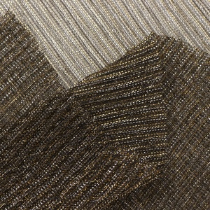 사파이어 블루 반사 색상-변경 금속 crinkling 무대 패션 메쉬 원단 여자 슬라이드 실크 crinkling crinkling - Product Image 1