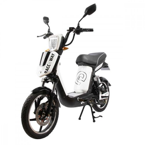 Skuter Listrik Bersertifikat EEC COC 48V 350W 25KM/JAM Pedal Assist Dewasa E Moped Motorbike Stok EU - Product Image 5