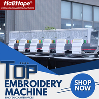 Vente directe usine – Pièces de machine à broder industrielle 6 têtes 15 aiguilles 1200 tr/min – Machine à broder informatisée pour usage domestique