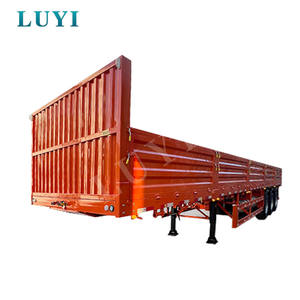 Semi-<span class=keywords><strong>remorque</strong></span> à plateau basculant <span class=keywords><strong>hydraulique</strong></span> à 3 <span class=keywords><strong>essieux</strong></span>, 12,5 m, 50 tonnes, à parois latérales, pour le transport de marchandises en vrac, vente chaude 2026 - Product Image 1