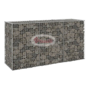 Murs de soutènement en gabion soudés, boîte en gabion soudée, cage en pierre pour panier en gabion à vendre