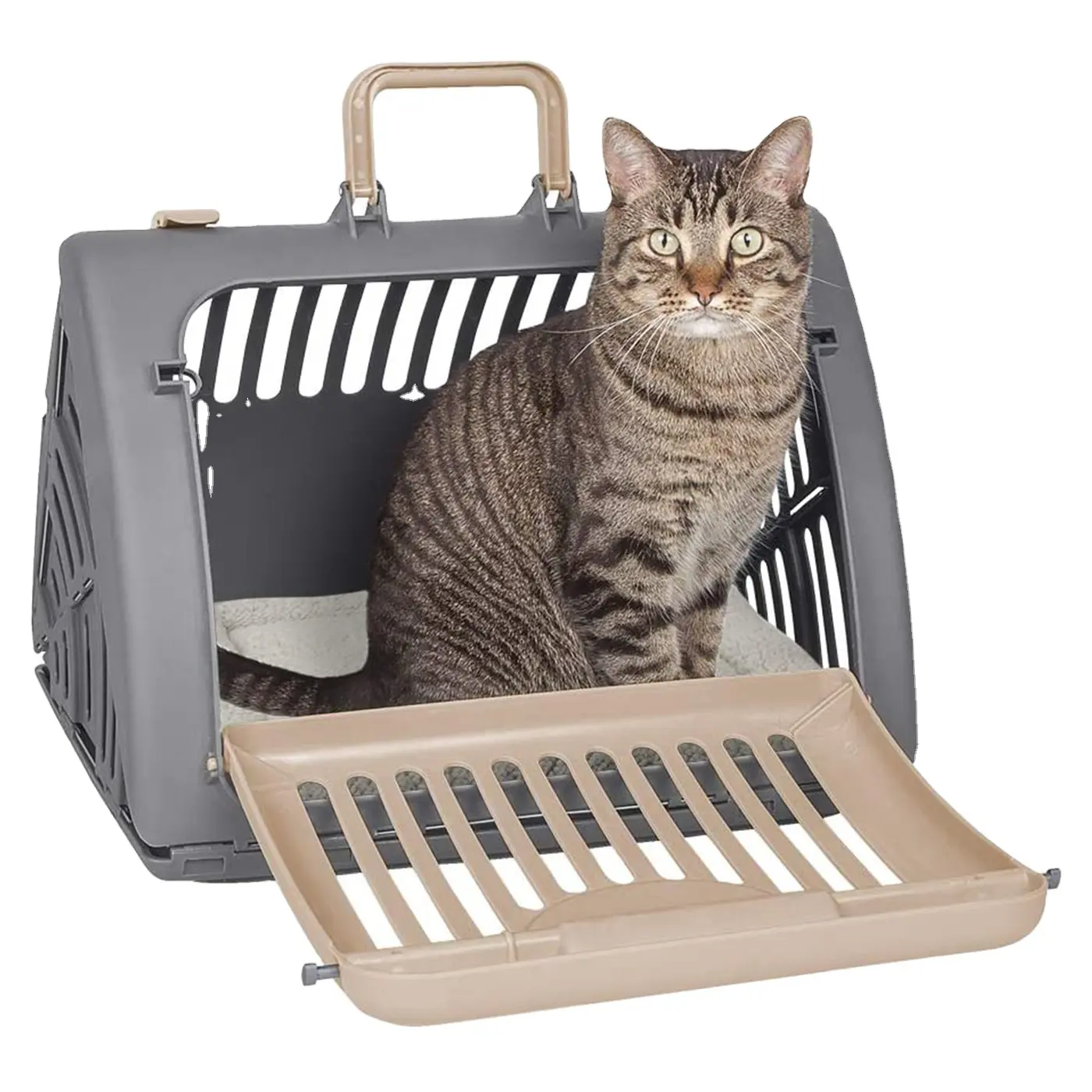 Kingtale scatola d'aria per animali domestici da viaggio per cani e gatti pieghevole in plastica portatile all'ingrosso personalizzata