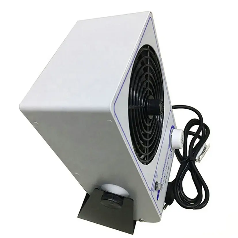 Ventilador de ar esd para desktop, alta qualidade e leve, ventilador de íon anestático/ionizador