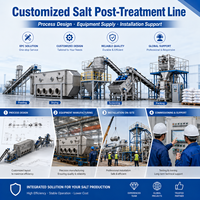 Salt Drying Screening and Packing Line for Edible and Industrial Salt