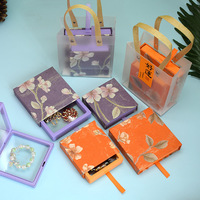 Boîte à tiroirs en film PE artistique à motif floral de style national, boîte flottante, nouvelle collection 2025, emballage en plastique pour ongles portables MH1206 Yiwu
