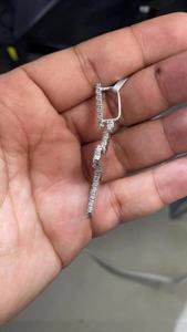 High Quality Moissanite <b>Cross</b> Pendant Iced Pass Diamond Testers Classic <b>Cross</b> <b>Necklace</b> Wholesale Price - Product Image 4